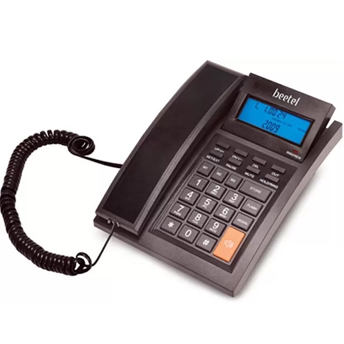 Beetel M64 Black Corded Landline Phone